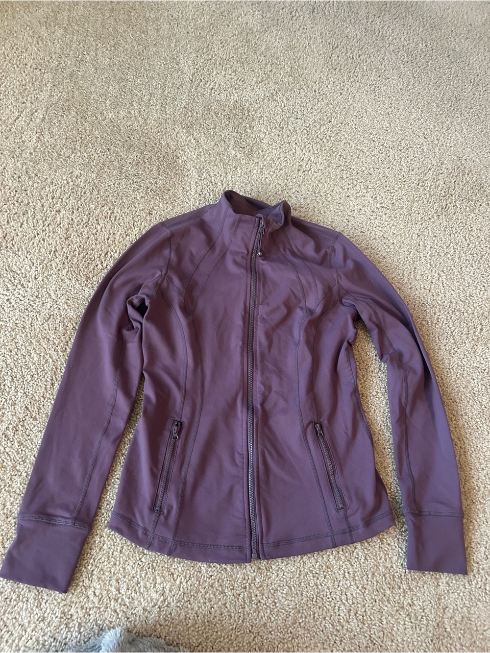 90 Degree By Reflex Plum Zip-Up Softshell Jacket